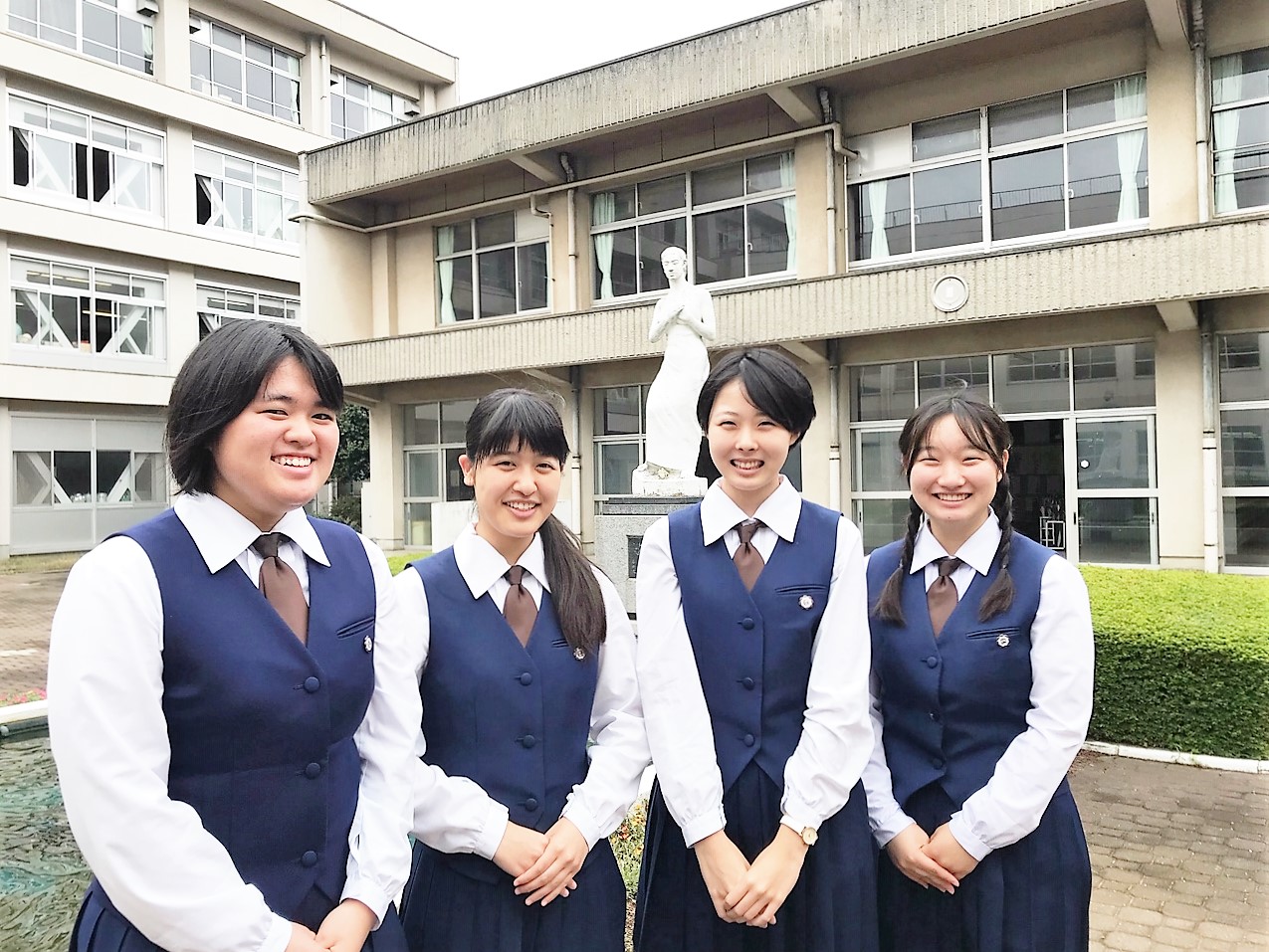 千葉女子高校（千葉市稲毛区）　伝統校の明るい雰囲気